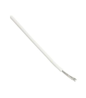 Cable de alambre unipolar blanco FEP de 12 AWG