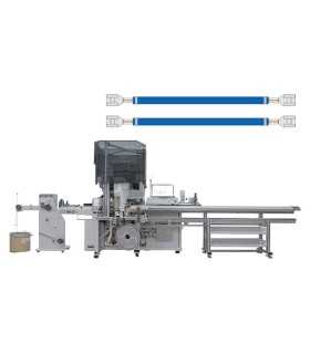 Automatic crimping machine, terminal insertion on both sides