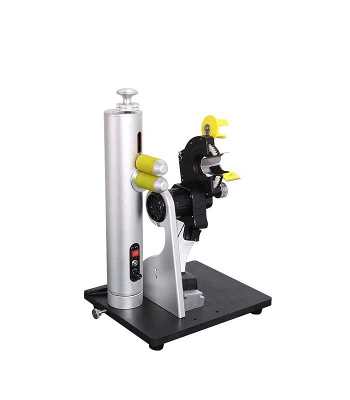 Tape wrapping machine for wire harnesses and cable bundles with support bench (Ø 2–35mm)