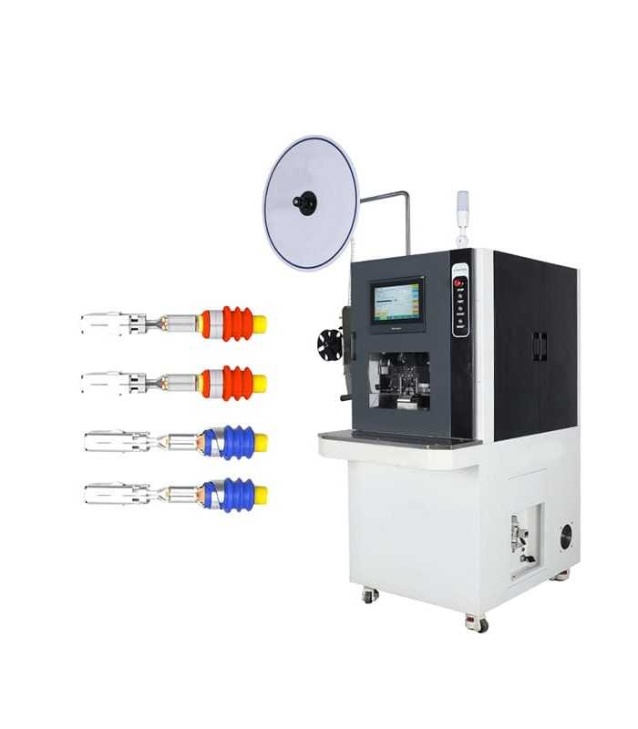 Máquina semiautomática para el engaste de terminales impermeables