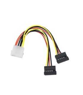 Câble d'alimentation double SATA pour hard disk 15 cm