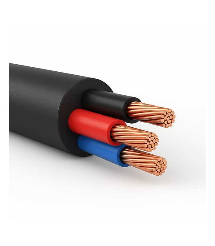 Cable PVC 3x0.25 Black