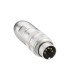 Conector M16 hembra 5 vìas metálico