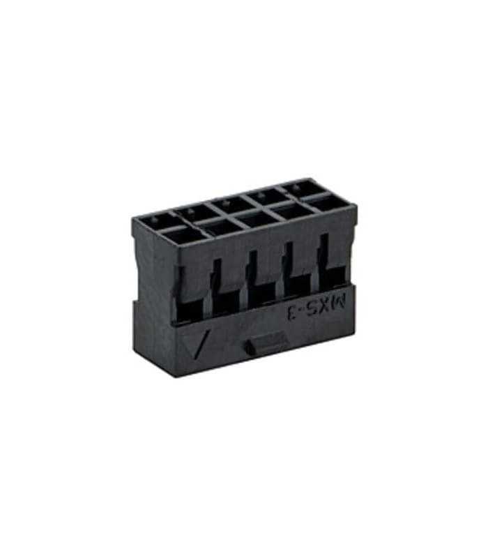 Conector macho Milli Grid 5x2 vías con pestaña de polarización