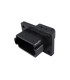 Connector DT Series Female 12 Way from panel CL06 black