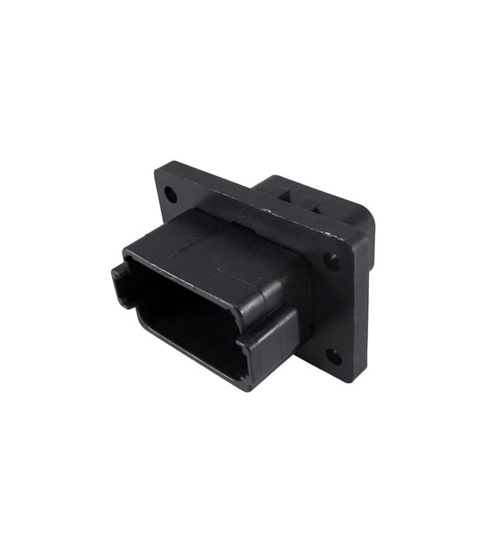 Connettore Serie DT Femmina 12 Vie da pannello CL06 nero