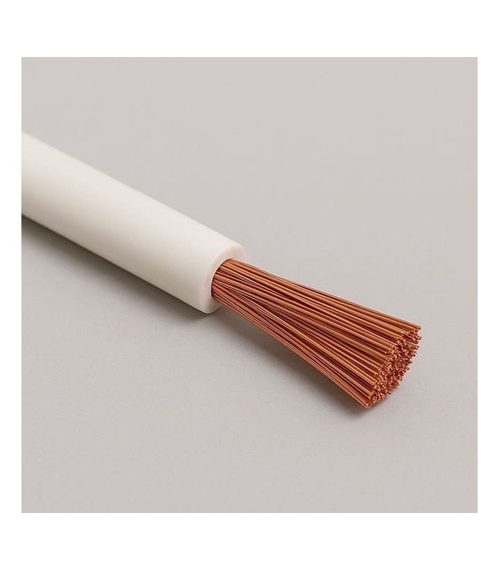 Cable Wire Unipolar in Silicon FG4 section 0,25 mmq white