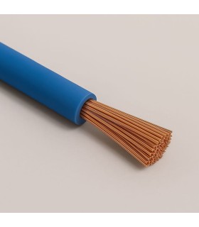 Cable Unipolar H05V-K sec. 0,14 mmq Azul