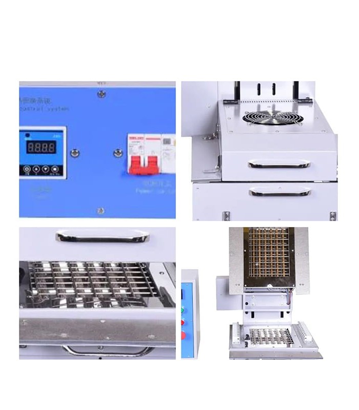 Macchina automatica per termorestringere le guaine termorestringenti