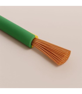 Cable unipolar H05V-K sección 0,25 mmq Amarillo/Verde