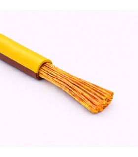 Cable Unipolar Wire H05V-K sec. 0,35 mmq Yellow/Brown