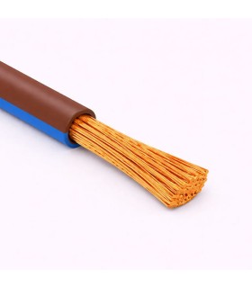 Cable Unipolar Wire H05V-K sec. 0,35 mmq Brown/Blue
