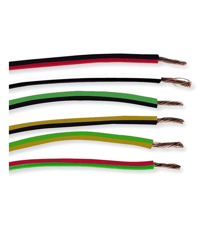 Cable Unipolar Wire H05V-K sec. 0,35 mmq Brown/Pink