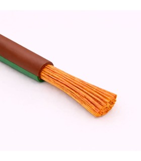 Cavo Filo Unipolare H05V-K sez. 0,35 mmq Marrone/Verde