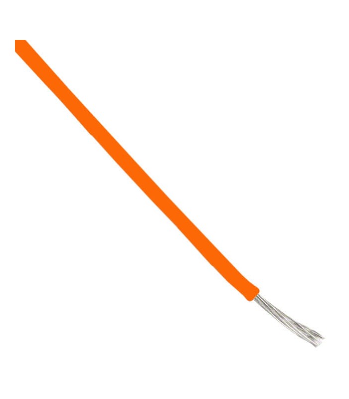 Cavo filo unipolare BS 4808 sez. 0,22 mmq Arancione