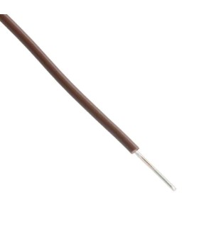 Single core cable BS 4808 section 0.22 mmq Brown