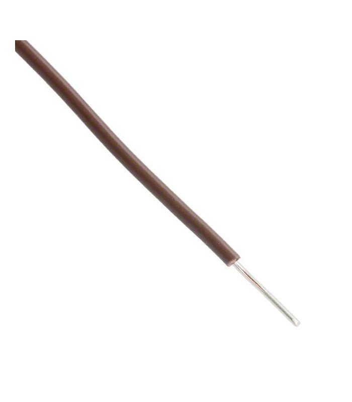 Single core cable BS 4808 section 0.22 mmq Brown