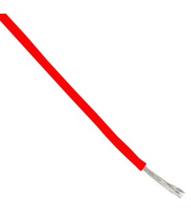 Cavo filo unipolare BS 4808 sez. 0,22 mmq Rosso