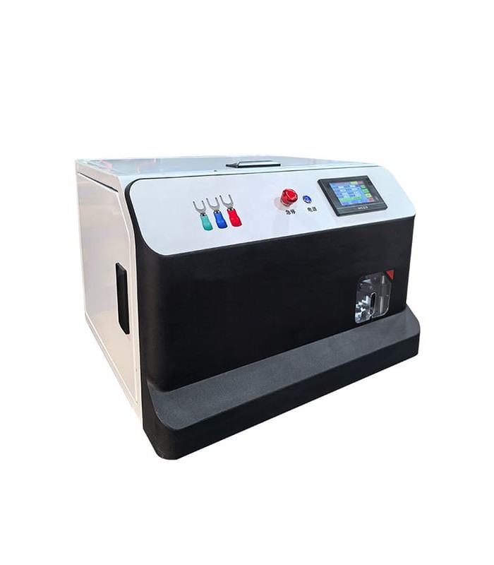 Macchina automatica per la spelatura e la crimpatura di terminali occhiello e forcella (0.5 - 6 mmq)