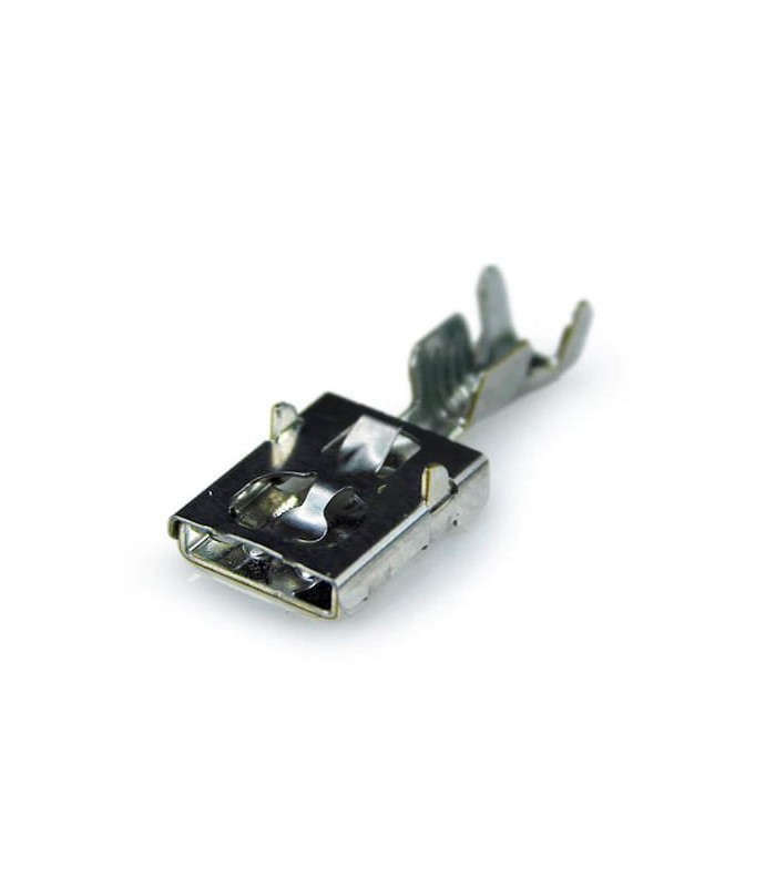 F630E female terminal, cross-section 0.75 - 1.5 mmq