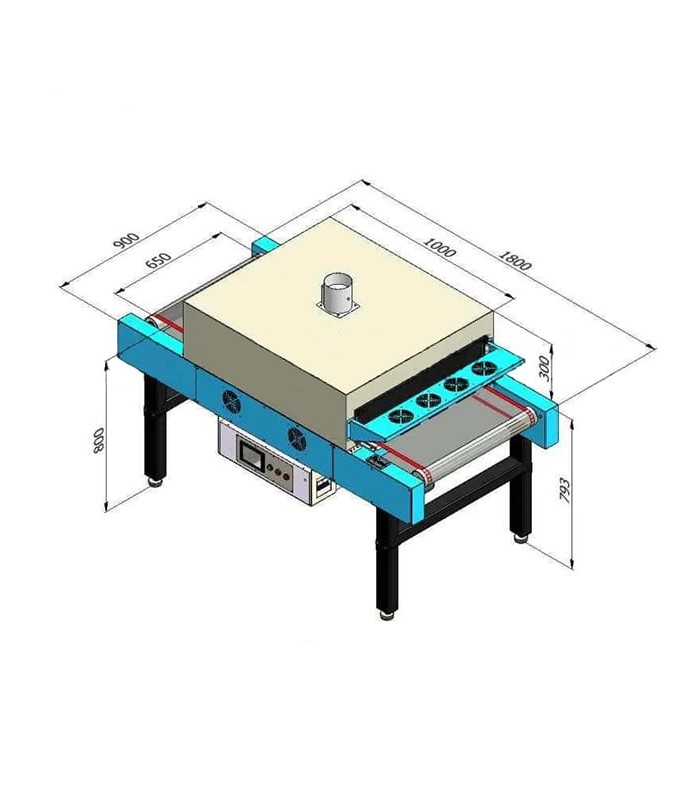 Máquina termorretráctil automática para tubos (1 - 25 mm)