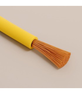 Câble Fil Unipolaire de silicium FG4 section 0,50 mmq jaune