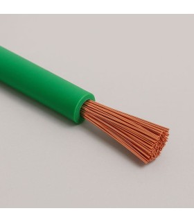 Câble Fil Unipolaire de silicium FG4 section 0,75 mmq vert