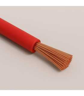 Draht Unipolar Silikonkabel FG4 abschnitt 6,00 mmq rot
