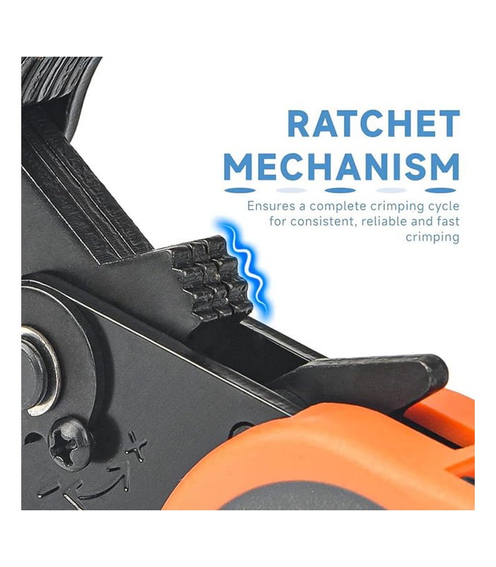 Crimping tool for hexagonal crimping of end sleeves ferrules (0.5 - 16 mmq)