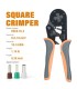 Crimping tool for square crimping of end sleeves ferrules (6 - 16 mmq)