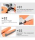 Crimping tool for hexagonal crimping of end sleeves ferrules (0.25 - 6 mmq)