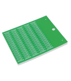 Placa marcacable a Tarjeta MG-TPMF 4x20mm verde