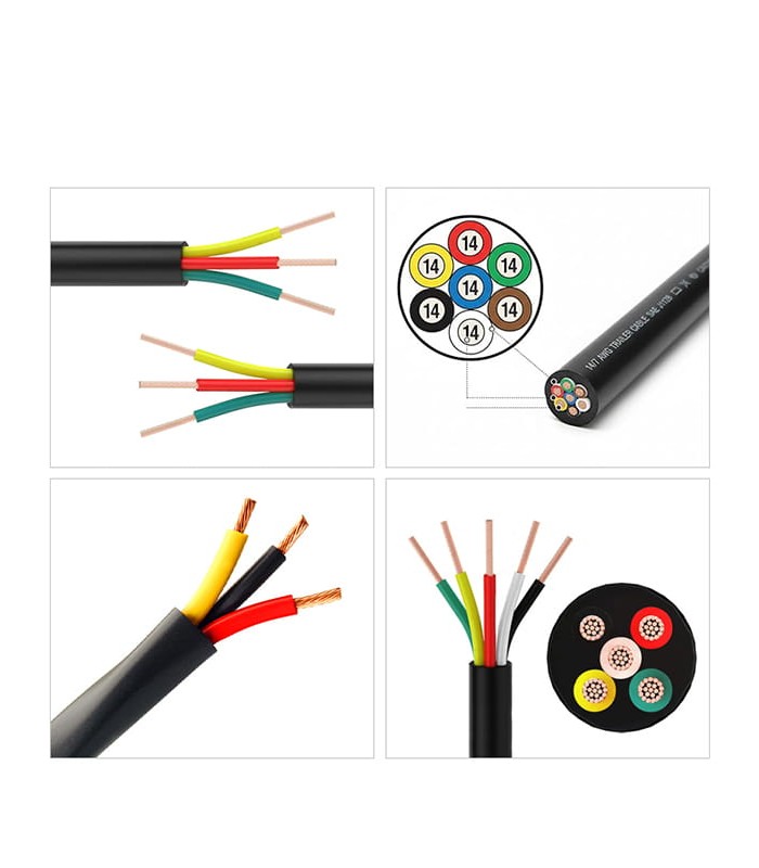 Automatic machine for cutting and stripping single and multicore cables