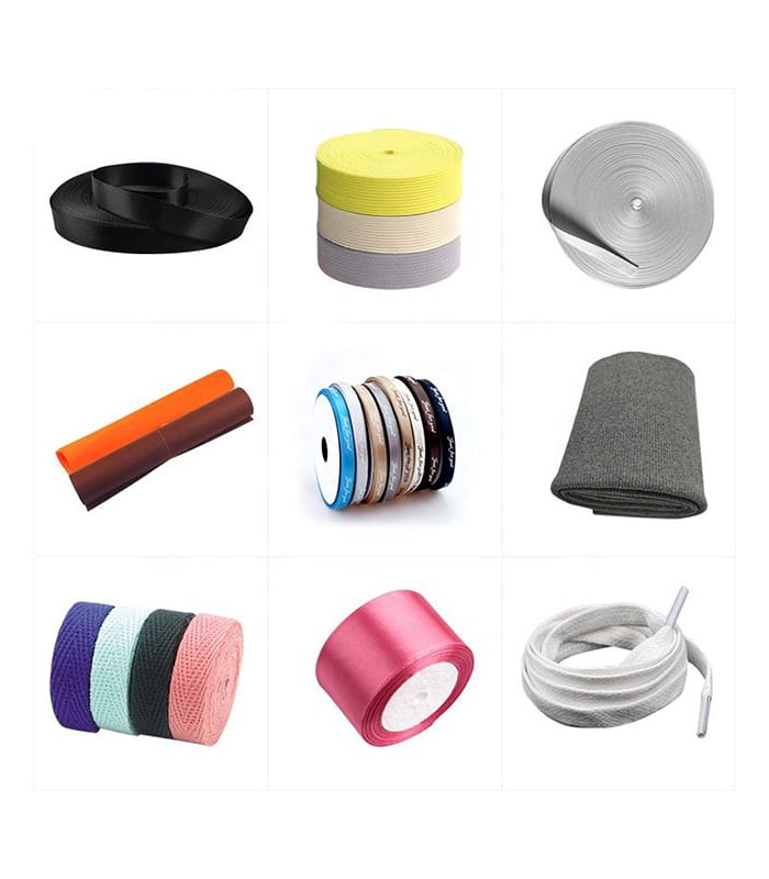 Machine automatique de coupe à longueur à chaud et à froid pour étiquettes, rubans et matériaux nylon