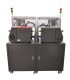 Low-pressure overmoulding press with dual vertical or horizontal station (3L x2 or 7L x2)