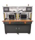 Niederdruck-Überspritzpresse mit Doppelstation, vertikal oder horizontal (3L x2 oder 7L x2)