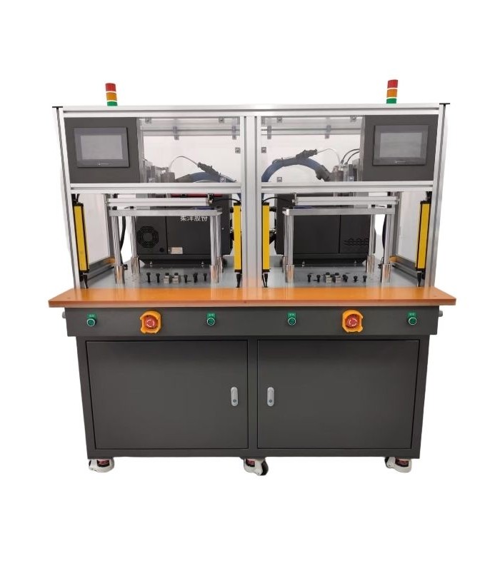 Niederdruck-Überspritzpresse mit Doppelstation, vertikal oder horizontal (3L x2 oder 7L x2)