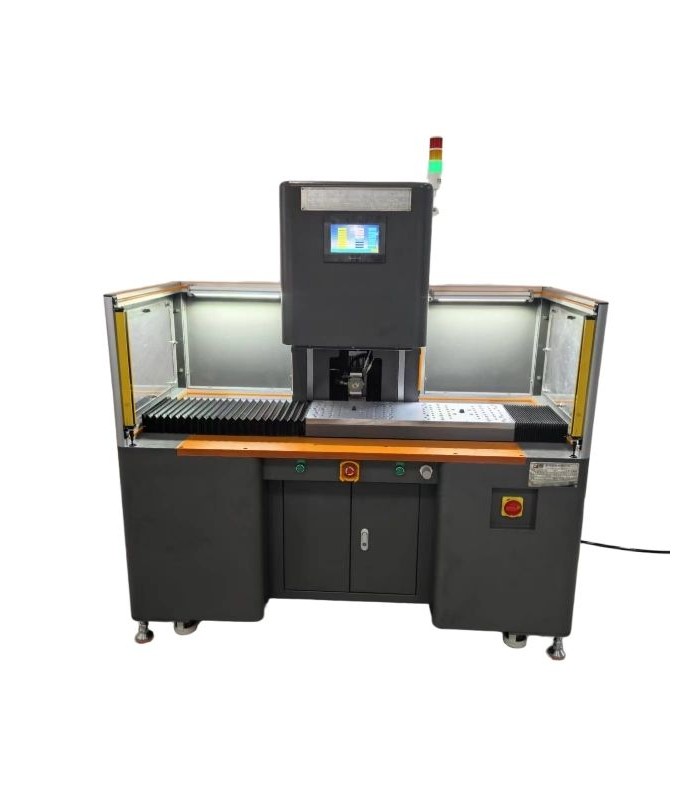 Low-pressure overmoulding press with double platform (3L or 7L)