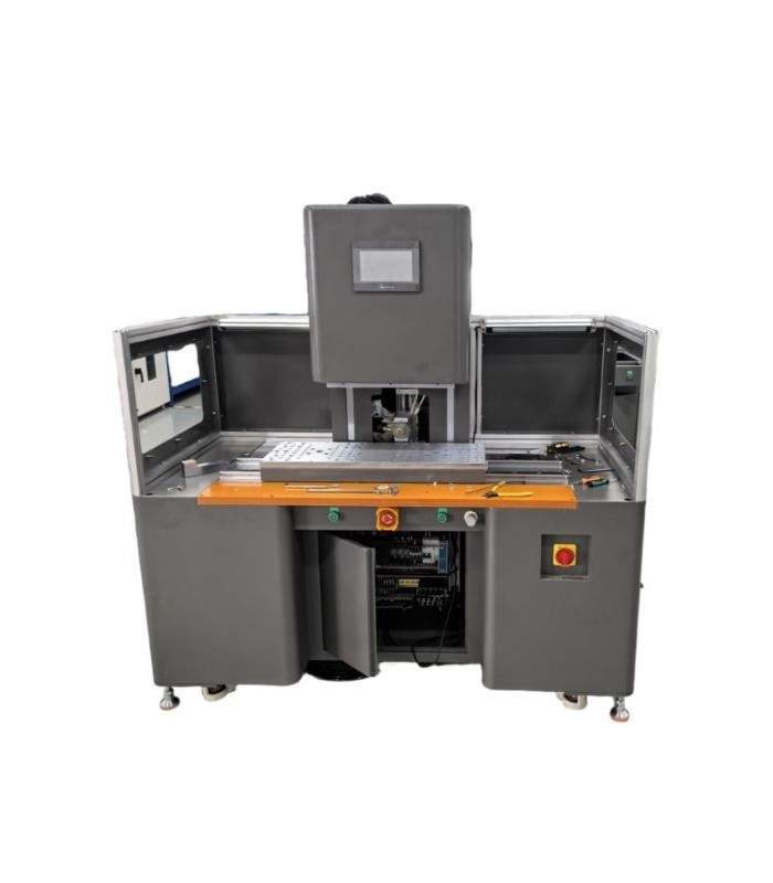 Low-pressure overmoulding press with double platform (3L or 7L)