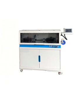Automatic machine for cutting and stripping large-section cables