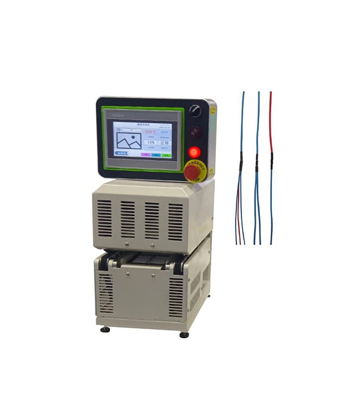 Machine automatique de rétraction thermique pour câbles de 0,1 à 30 mm²