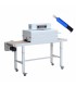 Heat shrink machine with continuous heated tunnel