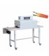 Heat shrink machine with continuous heated tunnel