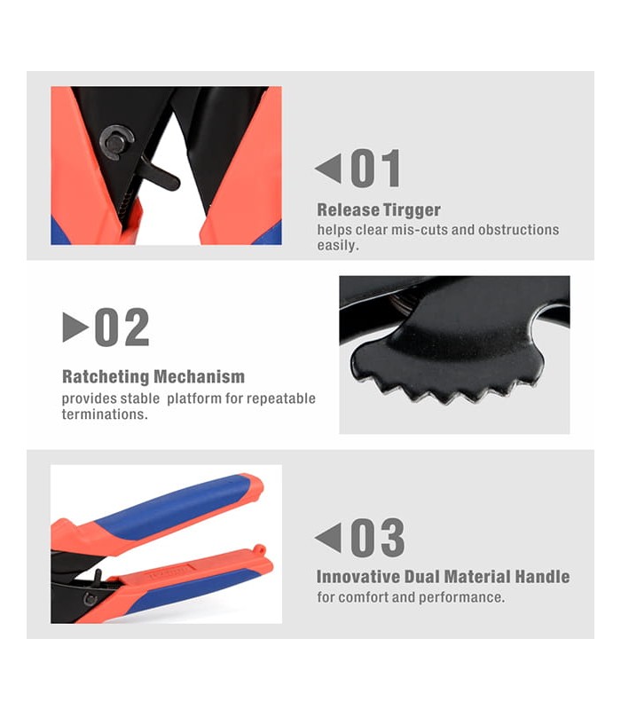 Cutting pliers for wire ropes up to 3.5 mm
