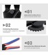 Alicates con función de corte para cables de acero hasta 6,00 mm