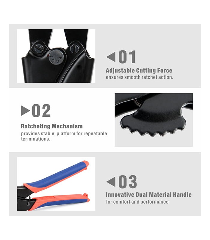 Cutting pliers for wire ropes up to 6,00 mm