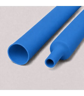 Tubos Termoretráctiles sin Pegamento diámetro 9,5mm 2:1 Azul