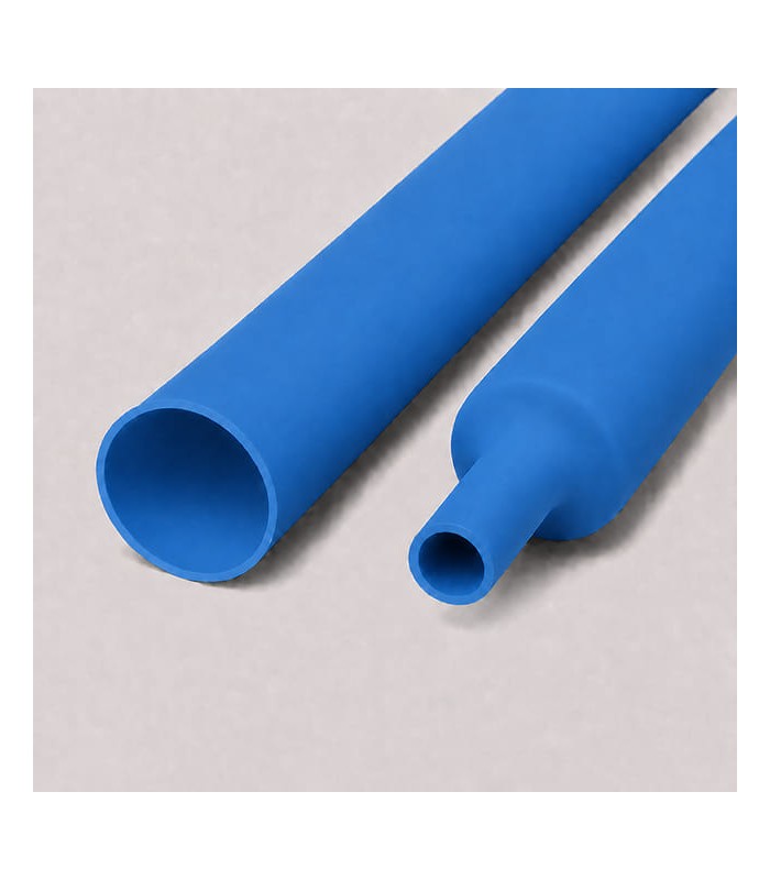 Schrumpfschläuche ohne Klebstoff Durchmesser 9,5mm 2:1 Blau